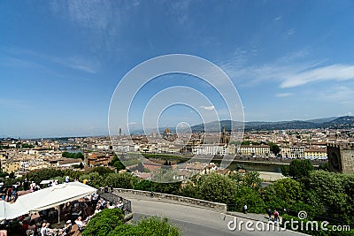 Breathtaking shot of the cityscape of Florence, Italy Stock Photo