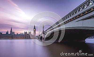 Breathtaking shot of the historic city of London with its ancient architecture and Thames Stock Photo