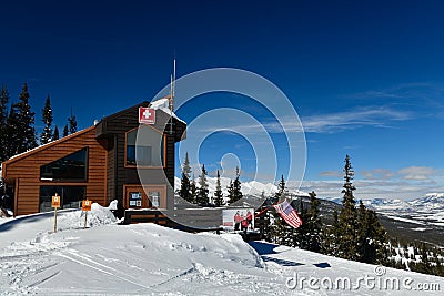 Breckenridge ski resort in winter time Editorial Stock Photo