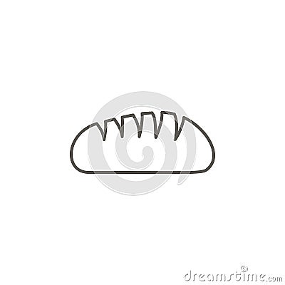 Bred vector icon. Simple element illustration from map and navigation concept. Bred vector icon. Real estate concept vector Cartoon Illustration