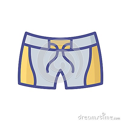 Breech fill inside vector icon which can easily modify or edit Vector Illustration