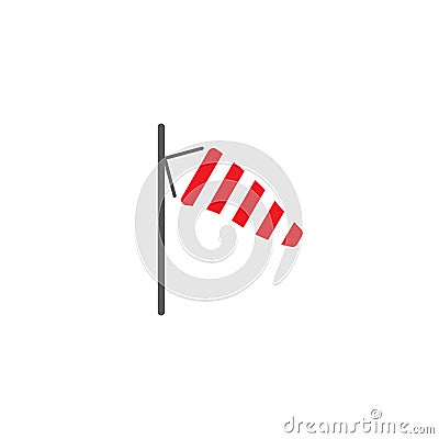 Breeze icon isolated on white background. Vector illustration. Vector Illustration