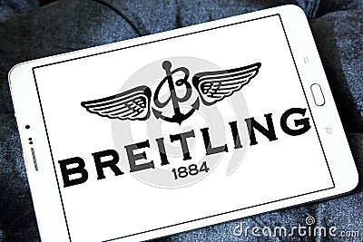 Breitling logo Editorial Stock Photo