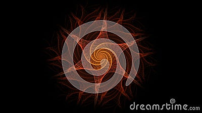 Brennende Blume, die rote Blume lizenzfreie abbildung Brennende Blume, die rote Blume lizenzfreie abbildung
