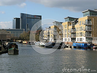 Brentford Marina, London, England, UK, Editorial Stock Photo