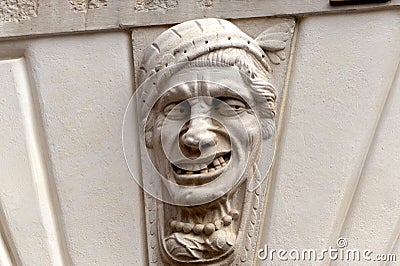 Brescia (Lombardy, Italy), Grotesque statue Stock Photo