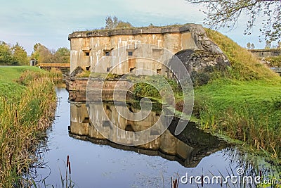 Old Russian fort built in 1878 by Adjutant General E. I. Totleben Editorial Stock Photo