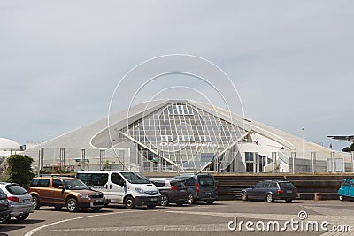 BREST, FRANCE â€“ JUNE 01 : Oceanopolis aquarium in Brest, June 01, 2019 Editorial Stock Photo