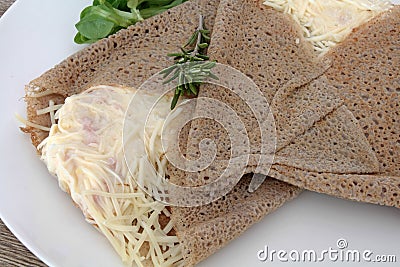 Breton galette Stock Photo