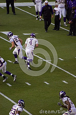 Brett Favre, Minnesota Vikings Editorial Stock Photo