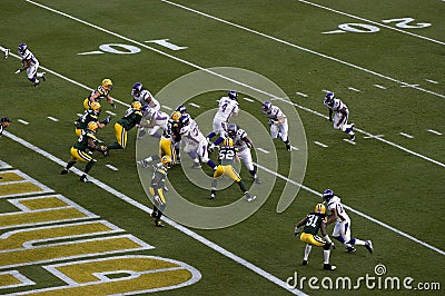 Brett Favre Returns Lambeau Field Packers Vikings Editorial Stock Photo