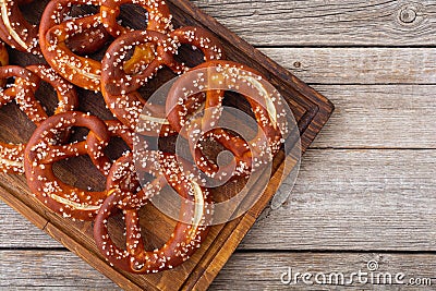Bretzel tradition Bavarian snack Stock Photo