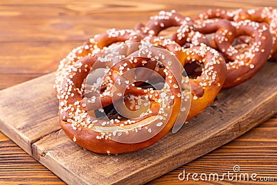Bretzel tradition Bavarian snack Stock Photo