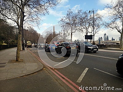 London , United Kingdom next to the London Eye Editorial Stock Photo