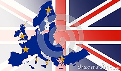 Brexit, United Kingdom exit from Europe Union Stock Photo