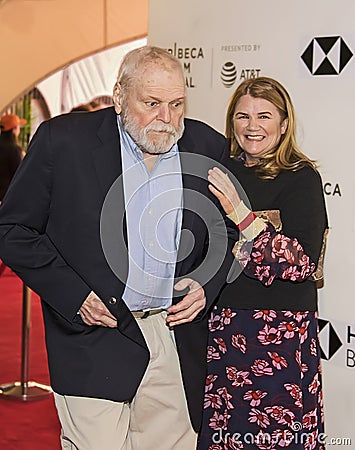 Brian Dennehy and Mare Winningham at the 2018 Tribeca Film Festival Editorial Stock Photo