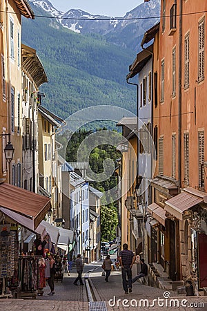 Briancon - French Alps - France Editorial Stock Photo