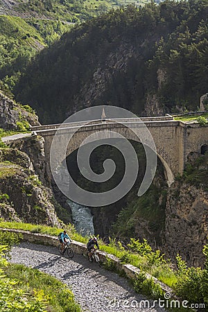 Briancon - French Alps - France Editorial Stock Photo