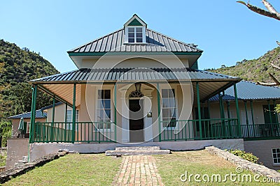 Briars, the small house in which Napoleon lived when he first arrived on the island of St Helena Stock Photo