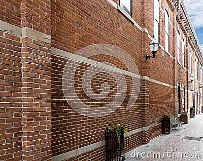 Brick Alley Stock Photo