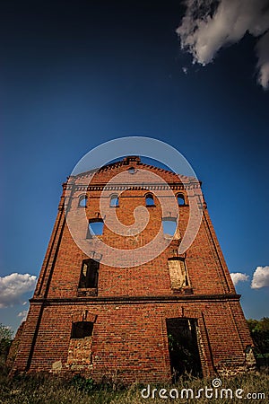 Morozov mill. Stock Photo