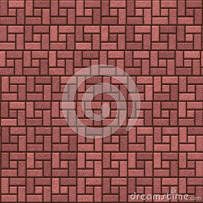 Brick pavement Stock Photo