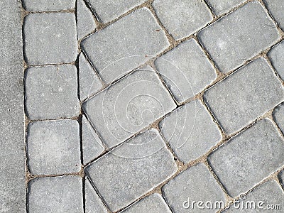 Brick pavement Stock Photo