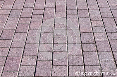 Brick Pavement Stock Photo