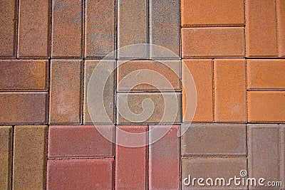 Brick Pavers Stock Photo