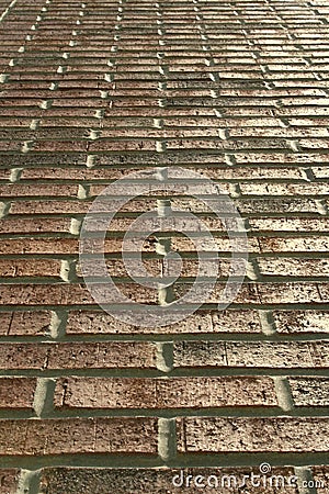 Brick road Stock Photo