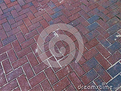 Brick Road Stock Photo