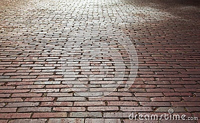 Brick street Stock Photo