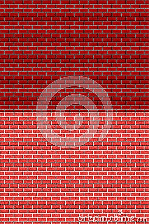 Brick Textures Background Cartoon Illustration