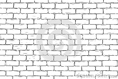 Brick wall background Vector Illustration