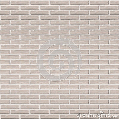 Brick wall background, pattern for continuous replicate Vector Illustration