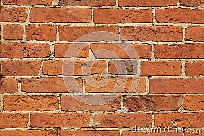 Brick wall horizontal texture Stock Photo