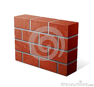 Brick wall icon Vector Illustration