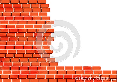 Brick Wall Vector Illustration