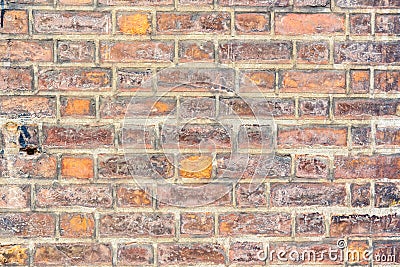 Brick wall. Mauve texture. Stock Photo