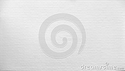 Brick wall painted with white paint. Stock Photo