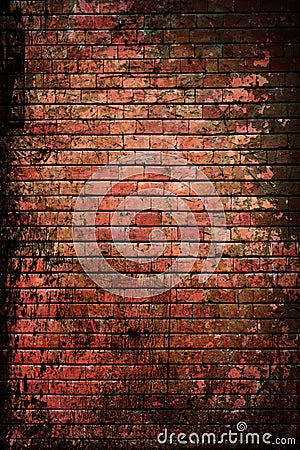 Brick wall surface, vintage decorative texture Stock Photo