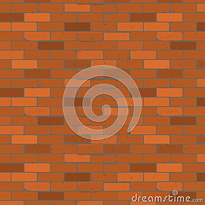 Brick wall texture Vector Illustration