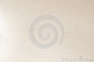 Brick wall tile texture background painted in antique sepia white Stock Photo