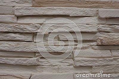 Brick wall white Stock Photo