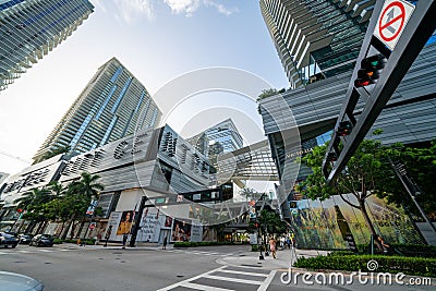 Brickell City Center shot circa 2020 Editorial Stock Photo