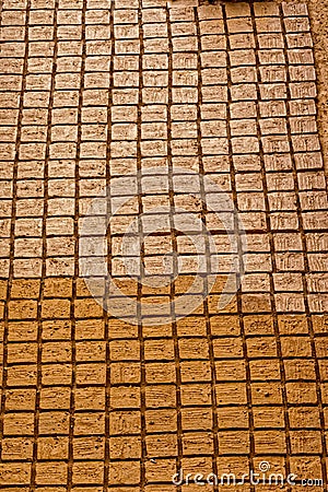 Bricks manufactory Meybod Stock Photo