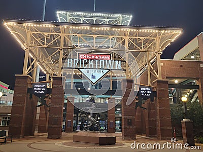 Bricktown Ballpark Oklahoma City Editorial Stock Photo