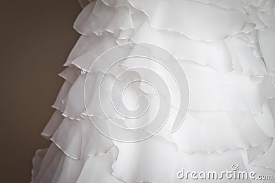 Bridal bodice detail Stock Photo