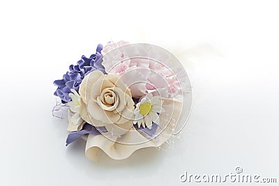 Bridal hair accessory Stock Photo