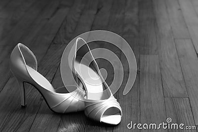 Bridal Shoes Stock Photo